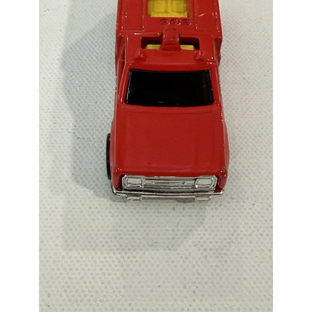 Hot Wheels 1974 Rescue Unit Fire Truck Red 1:64 Diecast Dodge Mattel Vintage